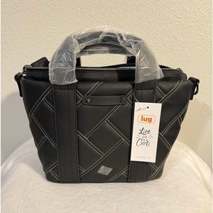 NWT LUG Dory Matte Luxe Black Icepop Stitch